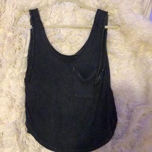 Me to We navy tank top